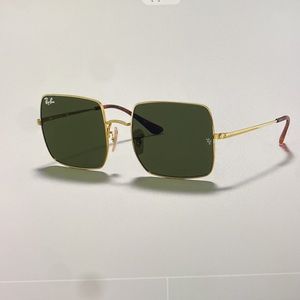 Square gold ray bans